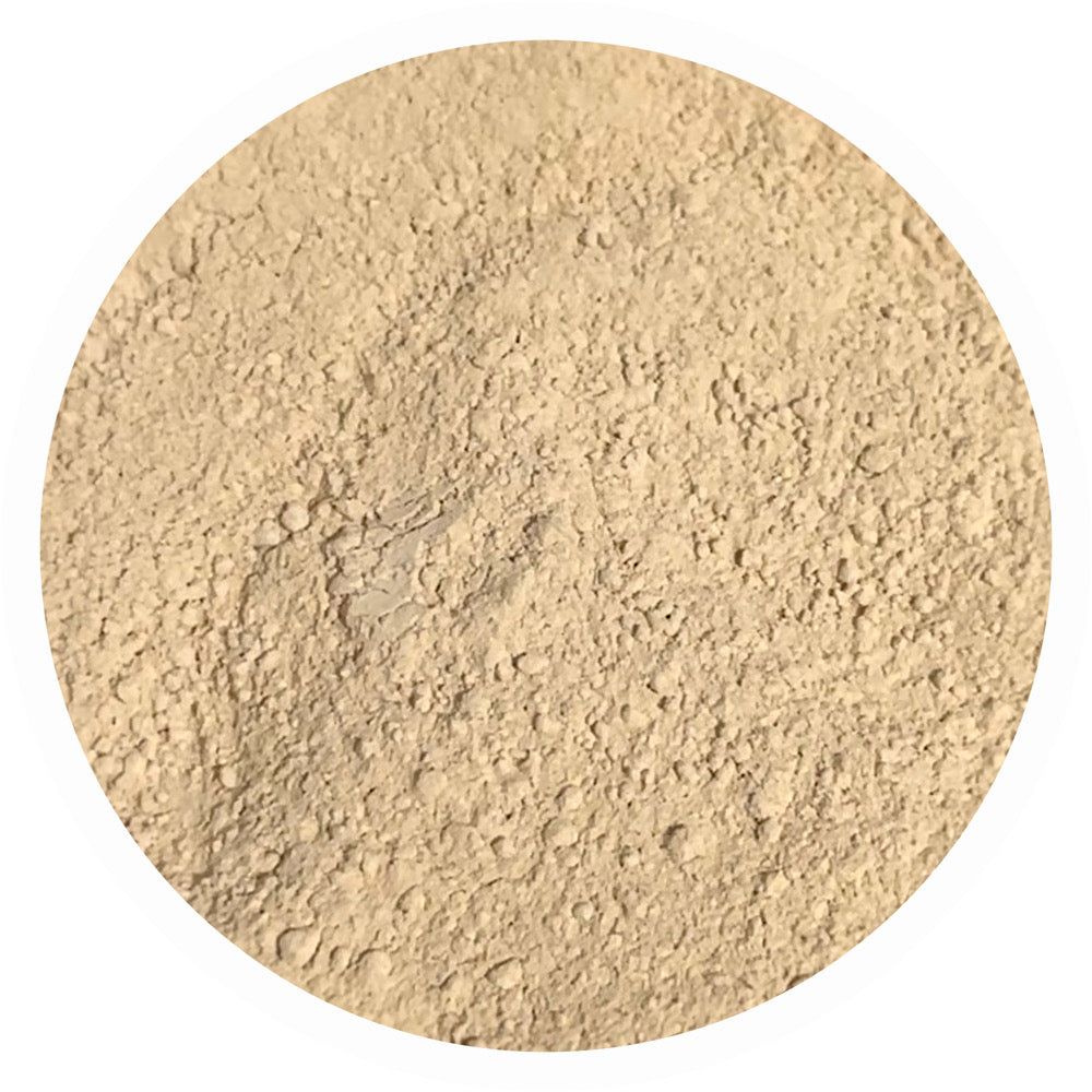 Fair golden brown mineral foundation shade Faith 2.5 by Adorned with Grace for warm golden undertone skin