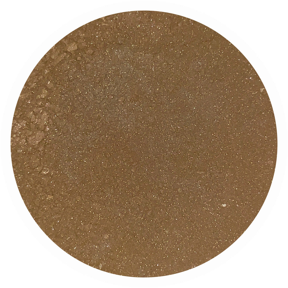 Golden olive mineral eyeshadow Benevolent by adorned with Grace
