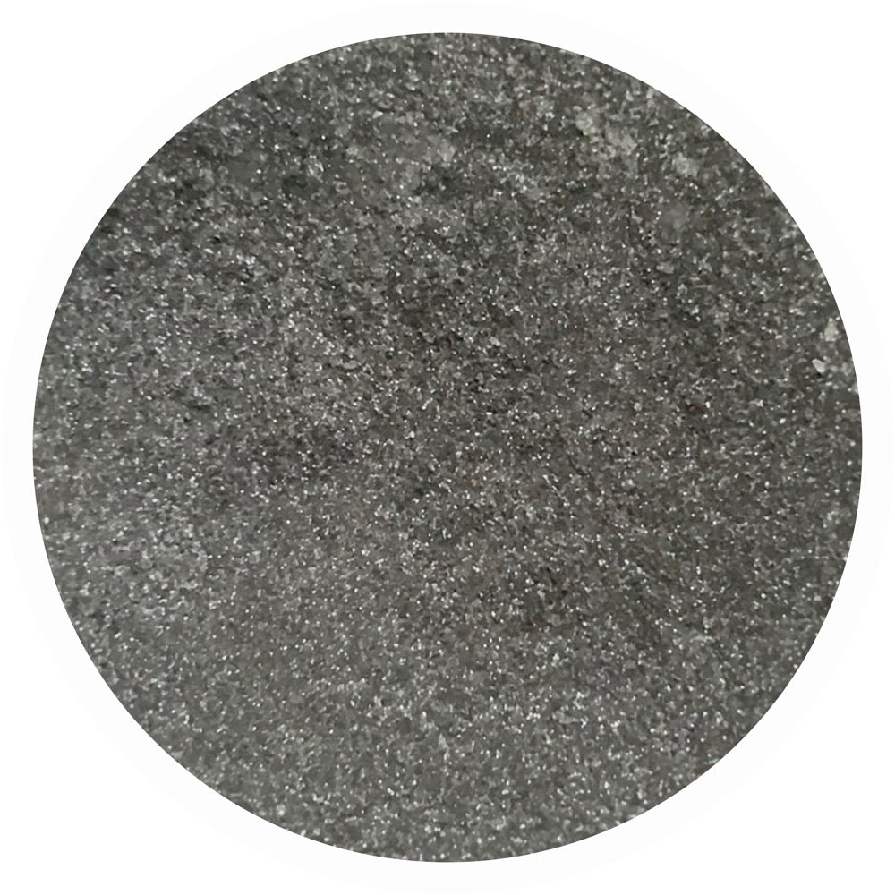 Super sparkle gray mineral eyeshadow Fearless by adorned with Grace