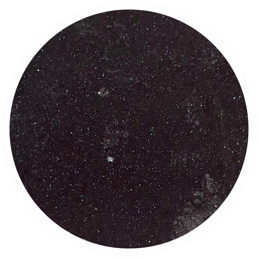 Sparkly black mineral eyeshadow Intense by adorned with Grace