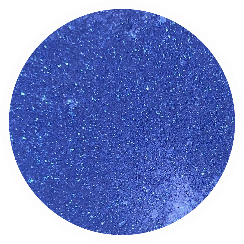 Rich cornflower blue mineral eyeshadow Loyal by adorned with Grace