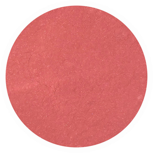 Affectionate mineral blush strawberry pink shimmer clean vegan highly pigmented blush adorned with Grace