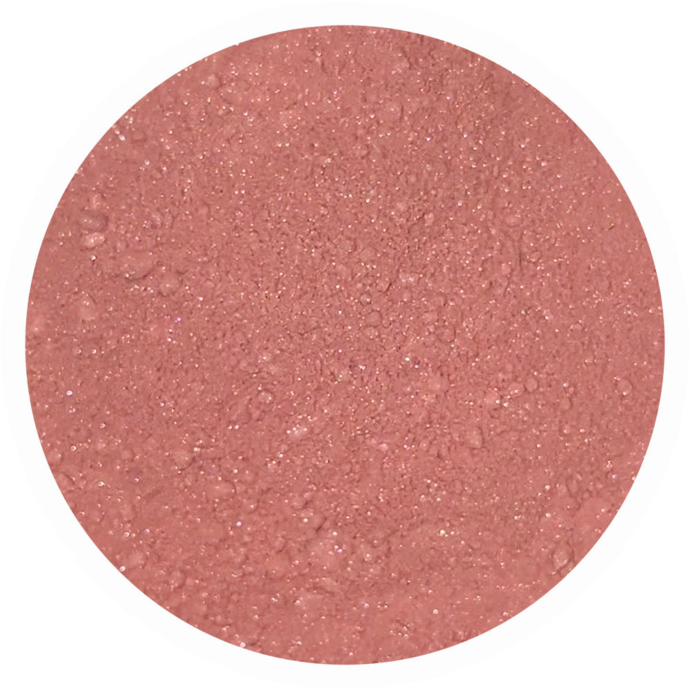 Animated mineral blush light apricot neutral shade clean vegan highly pigmented blush adorned with Grace