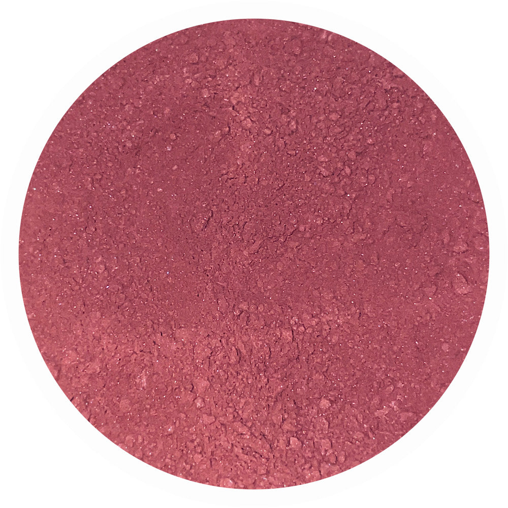 Bliss mineral blush neutral raspberry pink clean vegan highly pigmented blush adorned with Grace