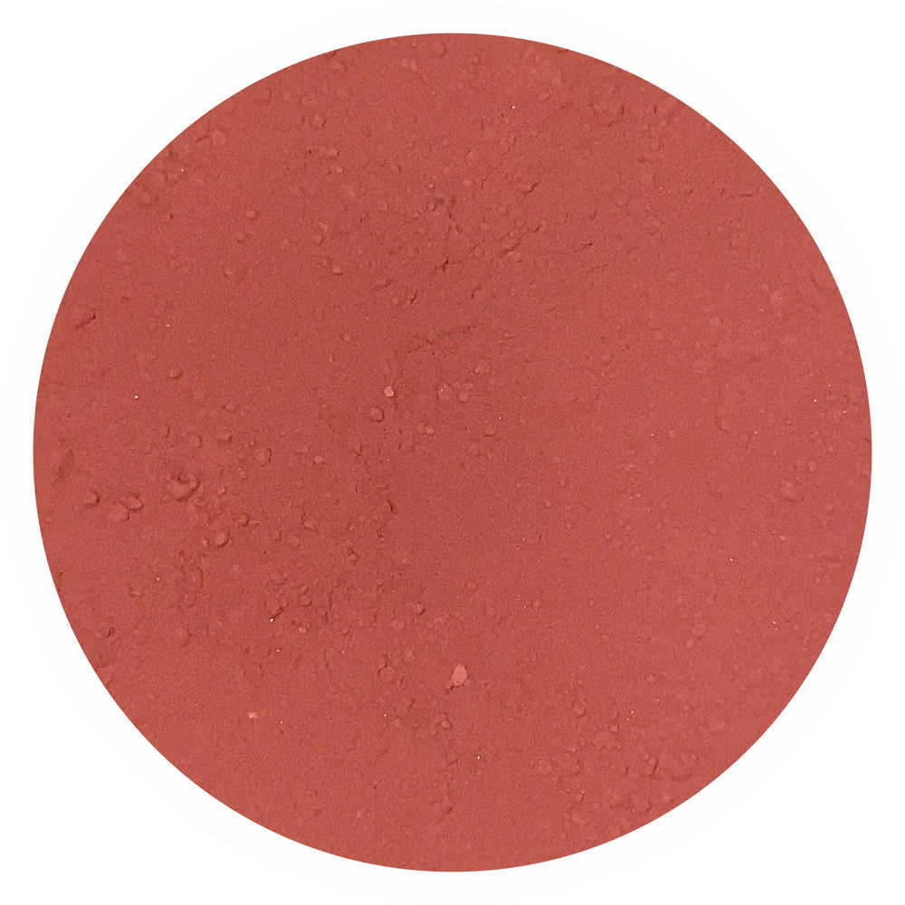 Passionate mineral blush rich melon pink clean vegan highly pigmented blush adorned with Grace