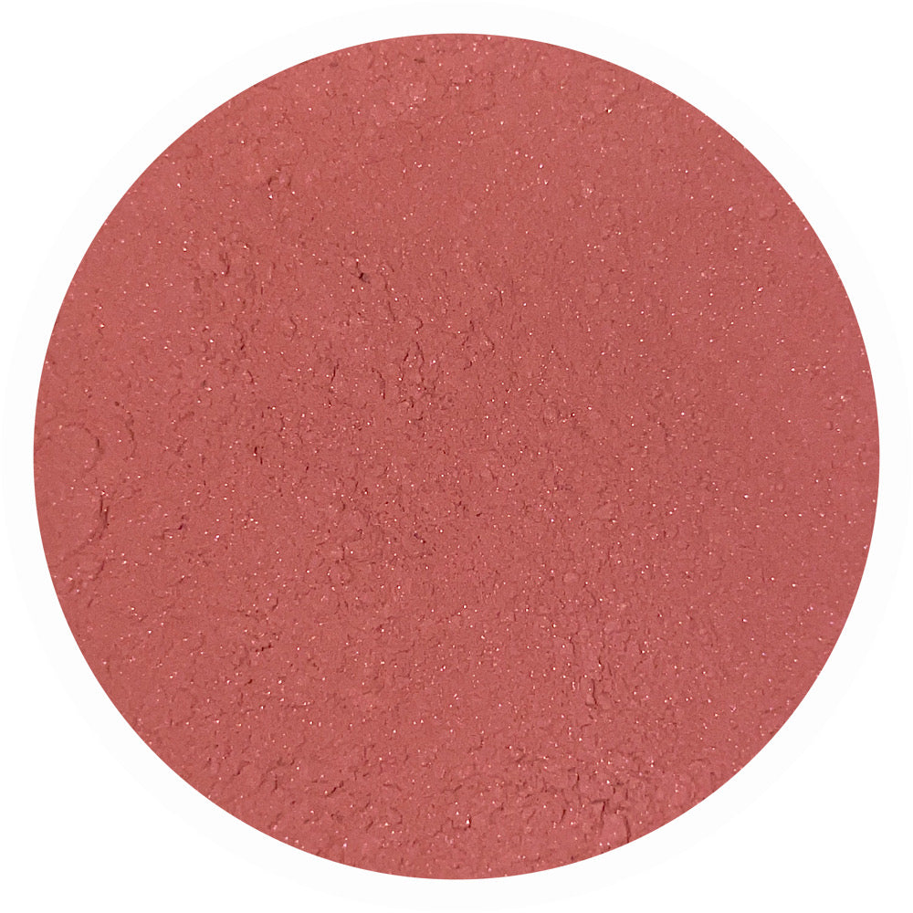 Radiant mineral blush bright peach pink clean vegan highly pigmented blush adorned with Grace