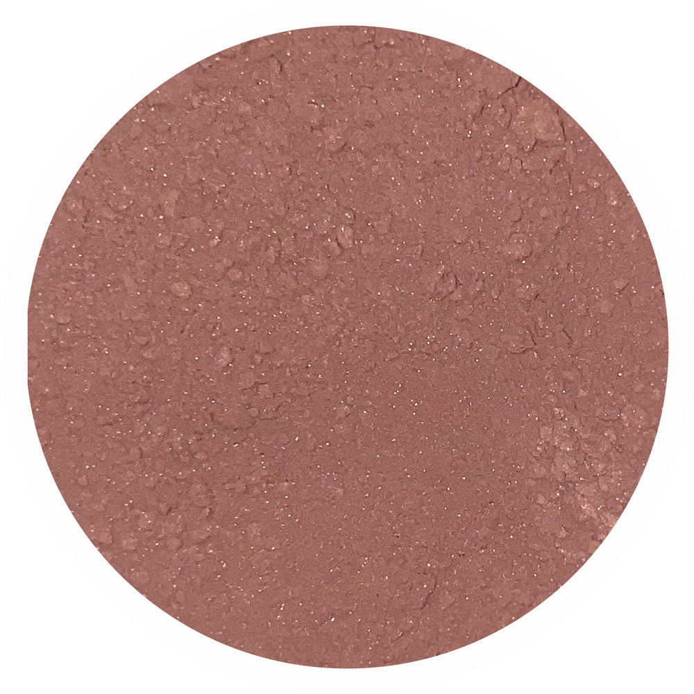 Serene mineral blush light bronzed pink clean vegan highly pigmented blush adorned with Grace
