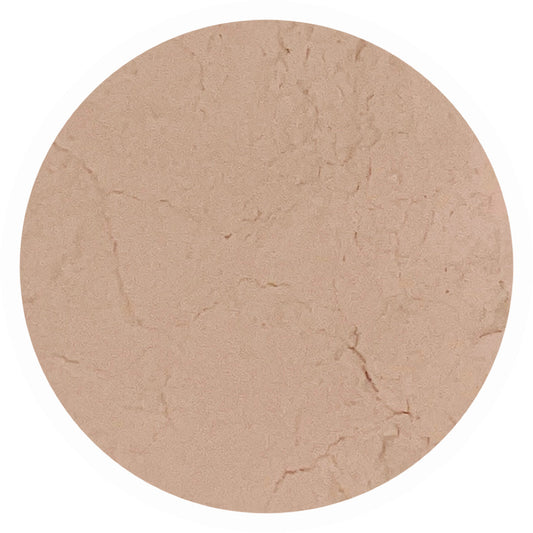 Peach silica blurring finishing powder adds warmth and soft focus finish reduces pores and texture